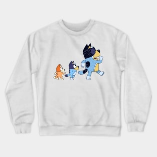 Bluey Walking Crewneck Sweatshirt